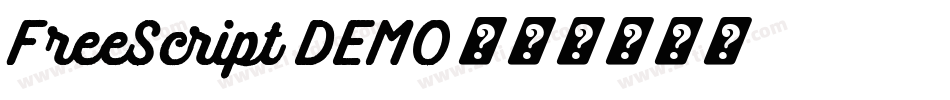 FreeScript DEMO字体转换